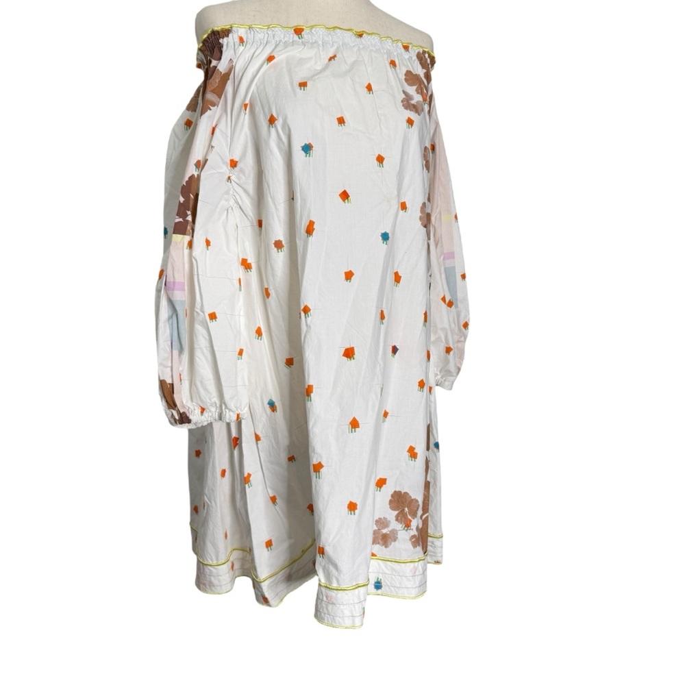 Rohka‎ Cotton Printed Mini Dress - Picture 3 of 11